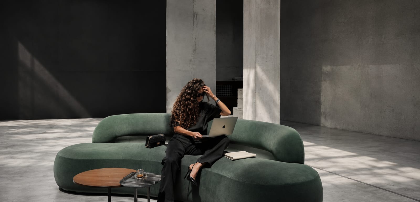 Founder working